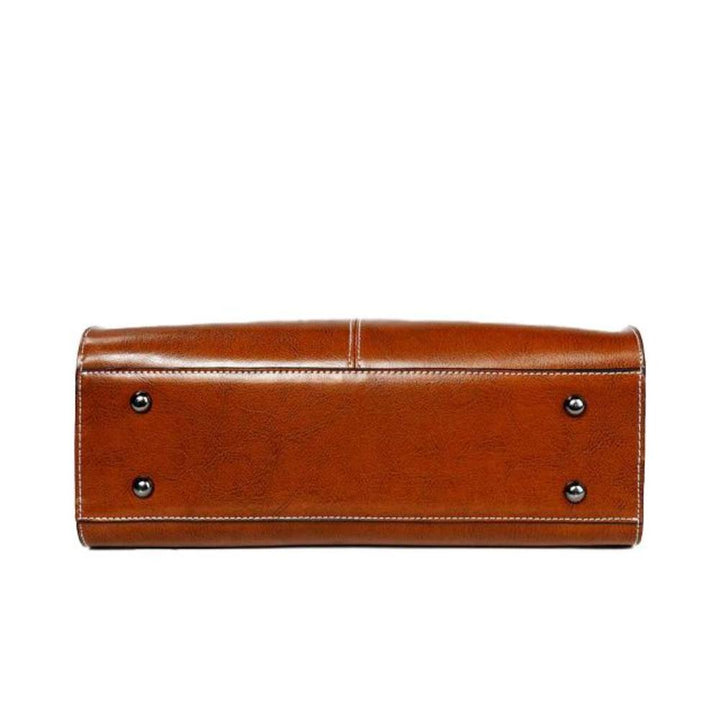Elegant | From Work to Evening Out — Leather Tote Bag