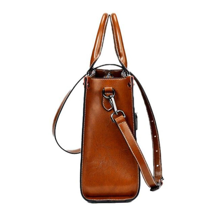Elegant | From Work to Evening Out — Leather Tote Bag
