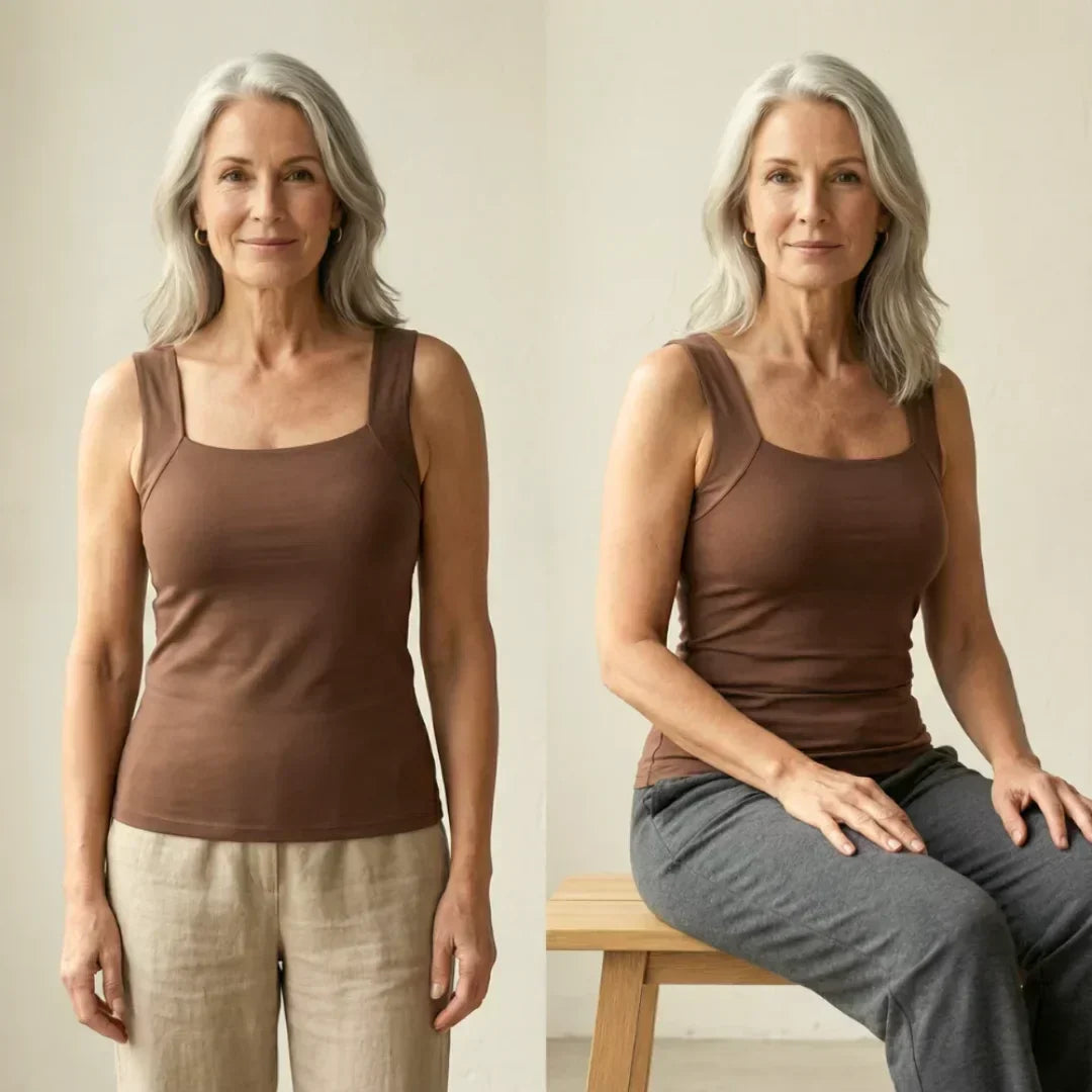 Women’s Built-In Bra Vest Top