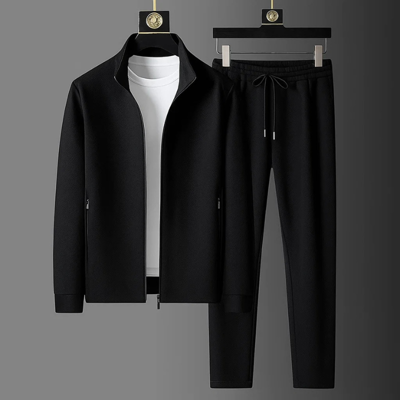 Men’s Zip-Up Tracksuit Set