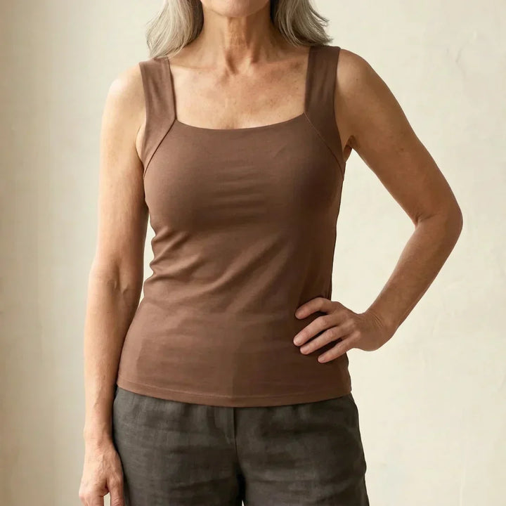 Women’s Built-In Bra Vest Top