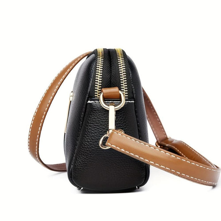 Mila | Small but Spacious — Leather Shoulder Bag