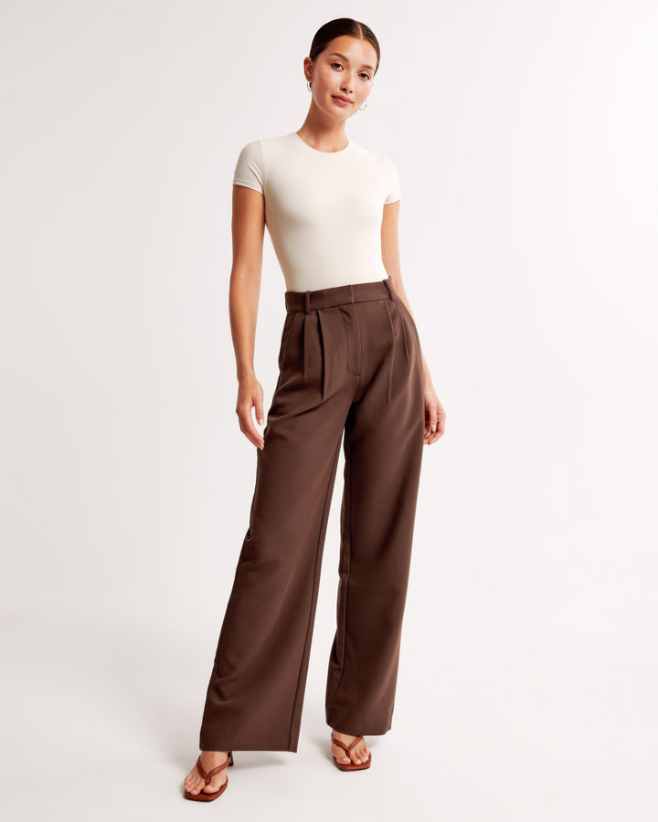 Women’s High-Waisted Wide-Leg Trousers