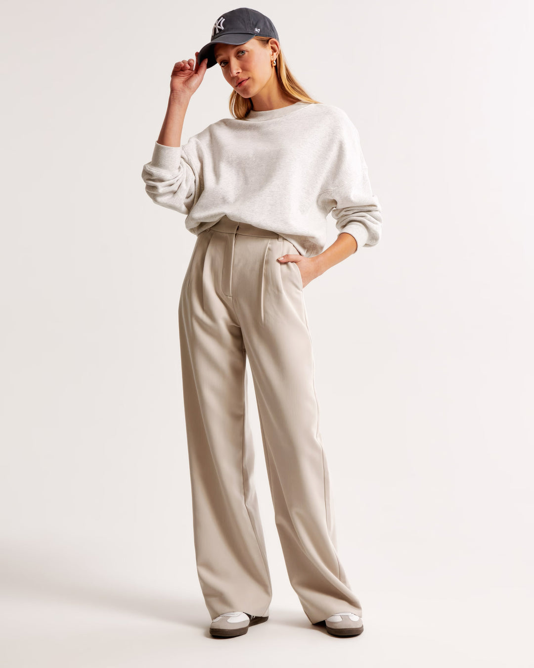 Women’s High-Waisted Wide-Leg Trousers