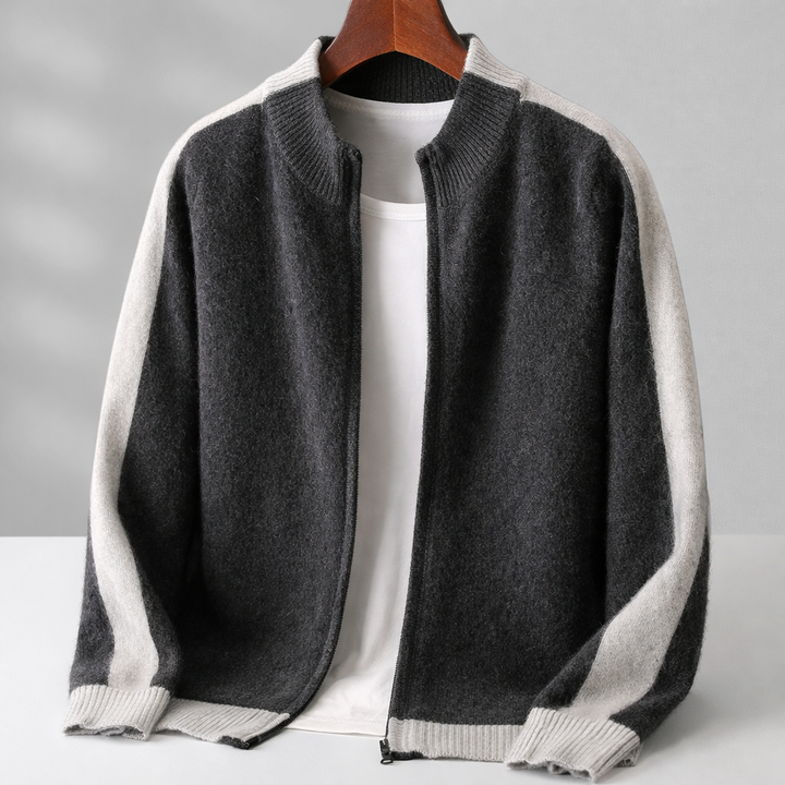 Men’s Wool Quarter-Zip Jumper