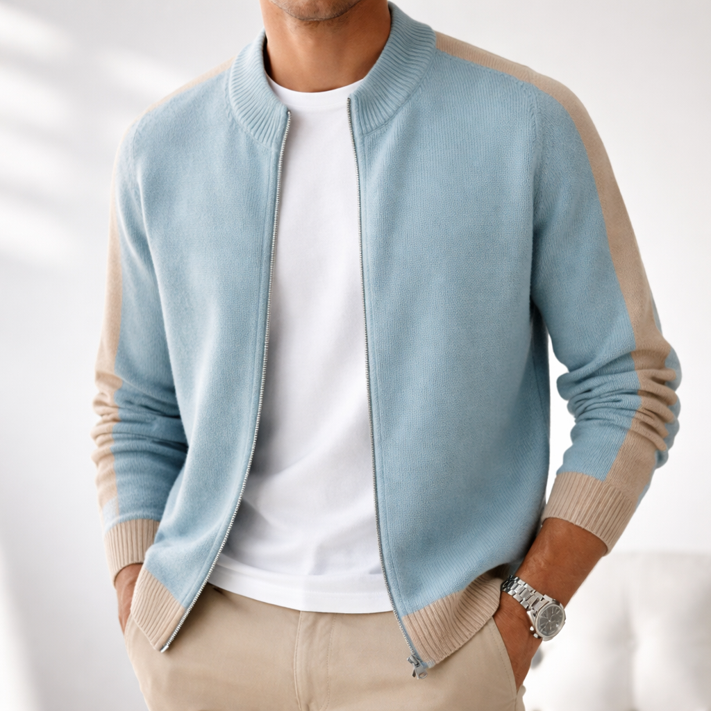 Men’s Wool Quarter-Zip Jumper