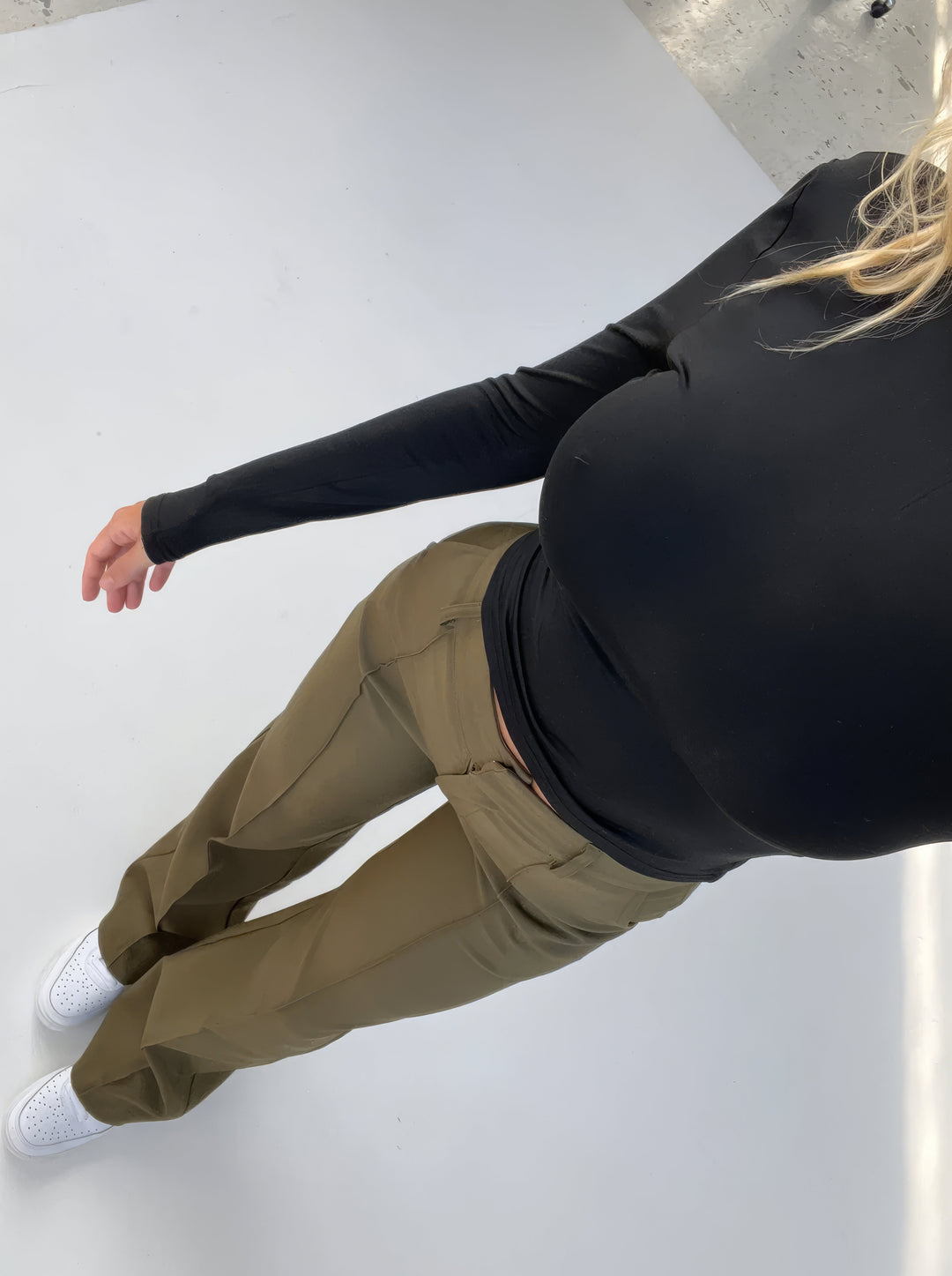Women’s High-Waisted Styled Wide-Leg Trousers