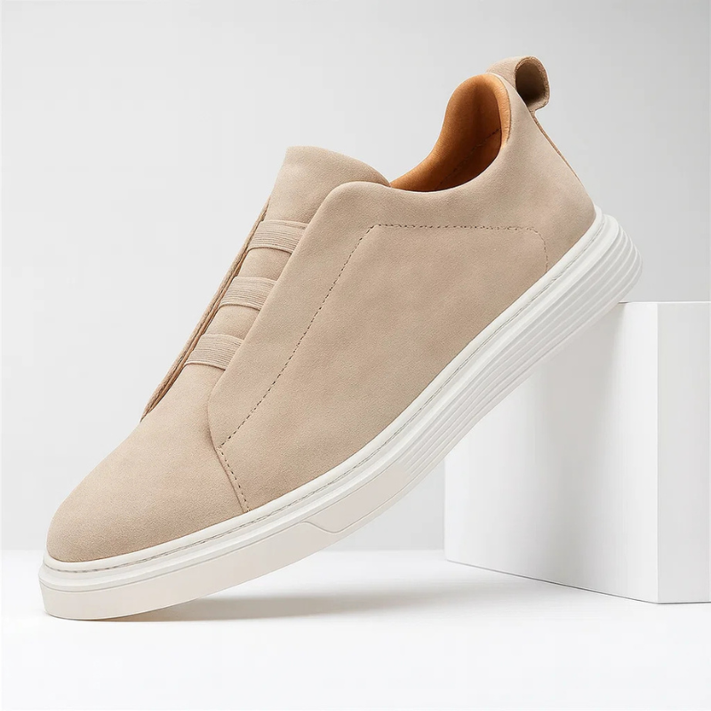 Men’s Suede Slip-On Trainers