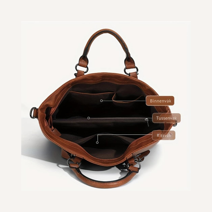 Charlotte | Easy to Wear — Comfortable Leather Shoulder Bag