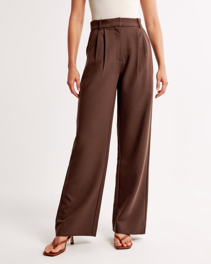Women’s High-Waisted Wide-Leg Trousers