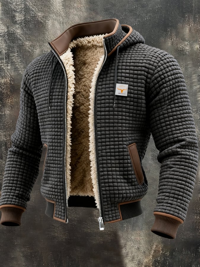 Men’s Borg-Lined Winter Jacket