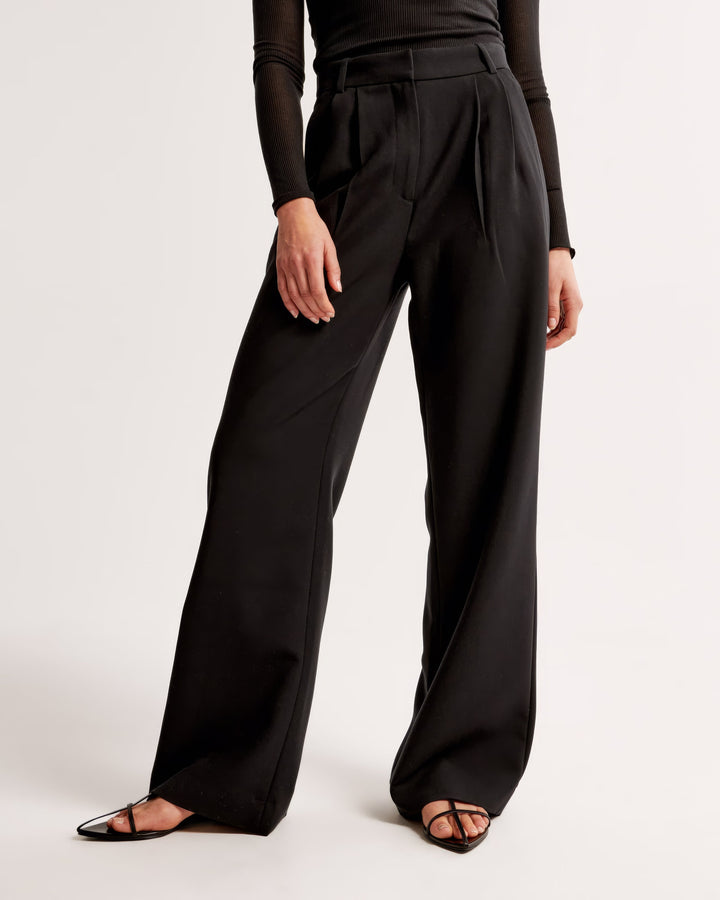 Women’s High-Waisted Wide-Leg Trousers