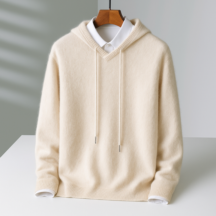 Men’s Cashmere Knitted Hoodie