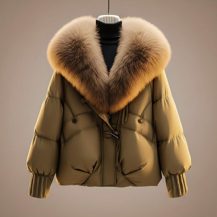 Women’s Faux-Fur Collar Puffer Jacket