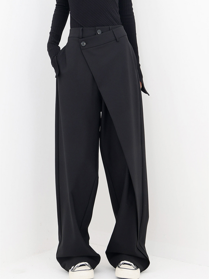 Women’s Asymmetric Wide-Leg Trousers