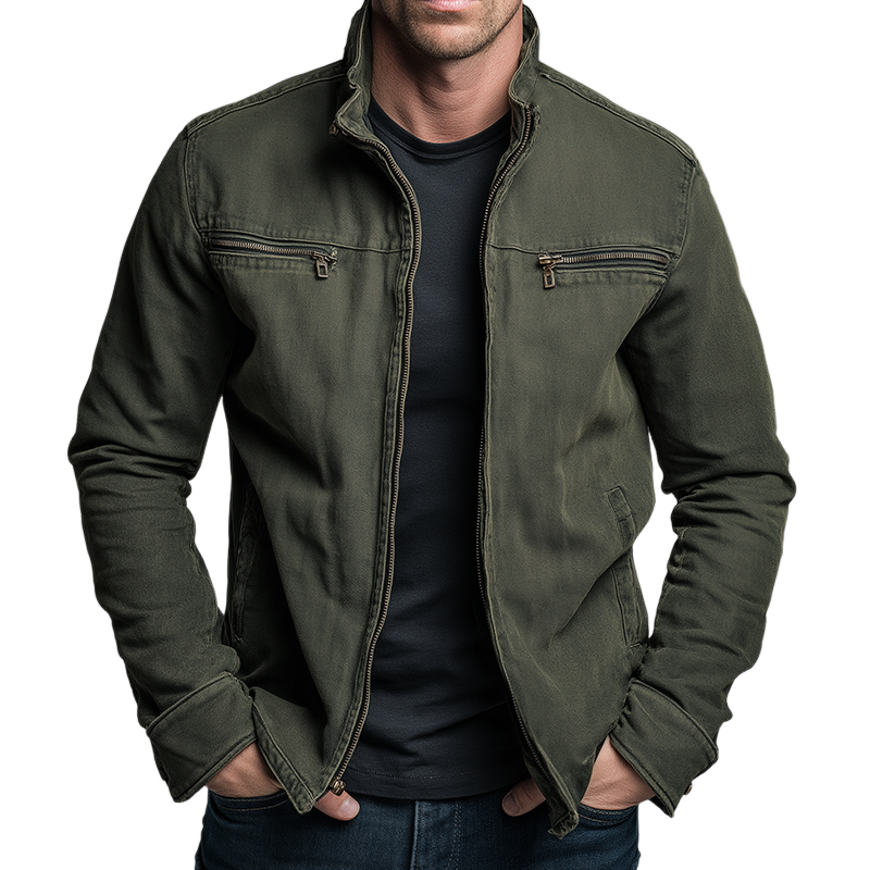 Men’s Cotton Zip Jacket