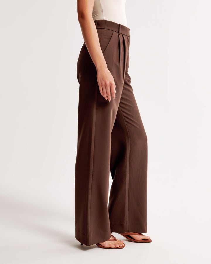 Women’s High-Waisted Wide-Leg Trousers