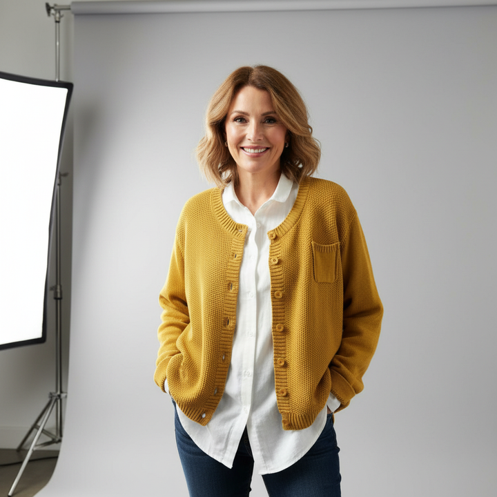 Women’s Button-Up Knitted Cardigan