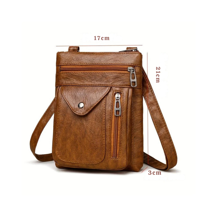 Lina | Vintage feel, daily comfort — Leather Shoulder Bag