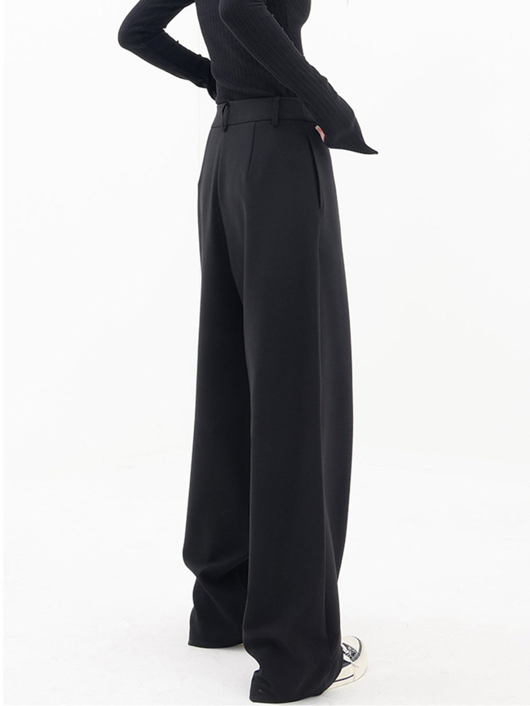 Women’s Asymmetric Wide-Leg Trousers