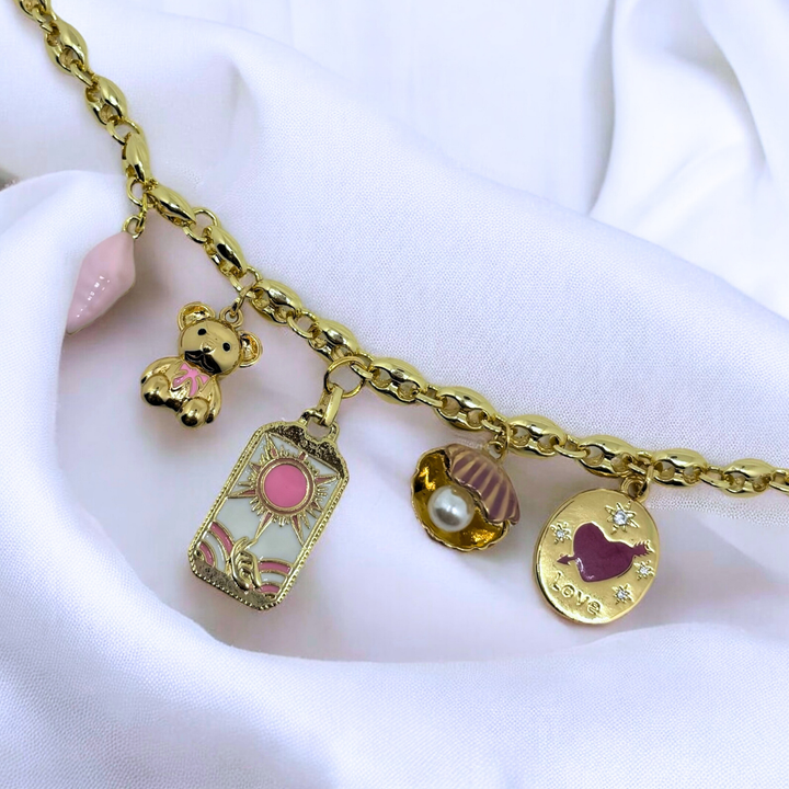 Sunset Whimsy Necklace (Handmade & Limited Edition)