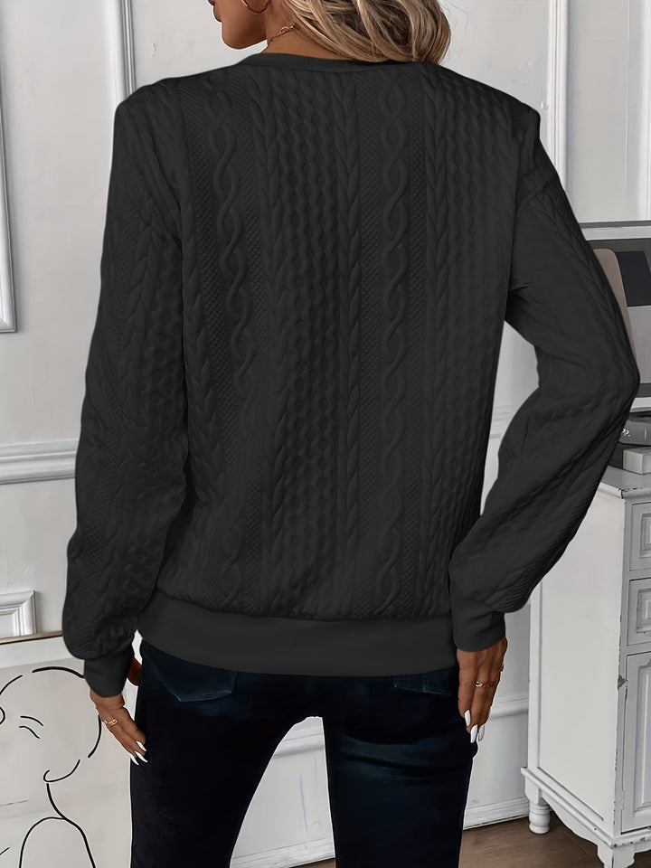 Women’s Cable-Knit Half-Zip Jumper