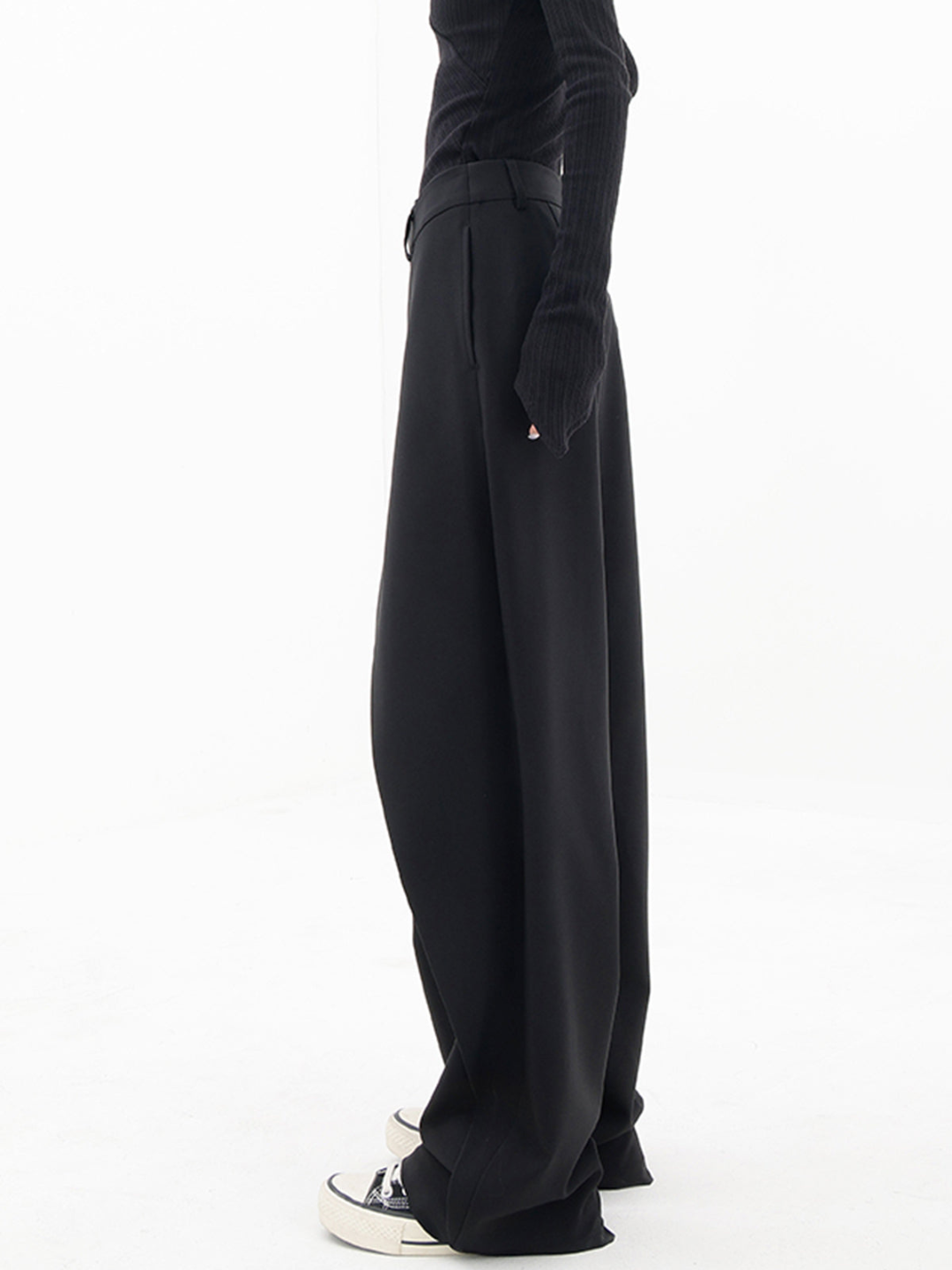 Women’s Asymmetric Wide-Leg Trousers