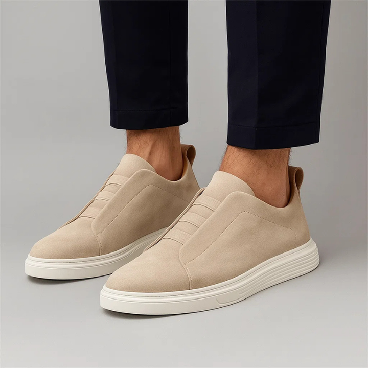 Men’s Suede Slip-On Trainers