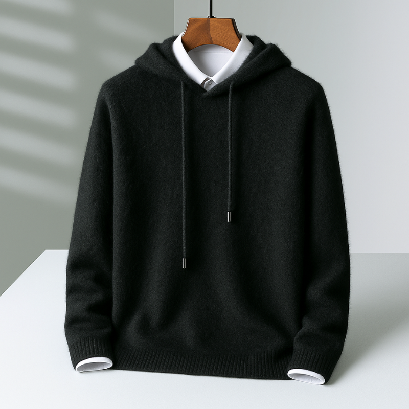 Men’s Cashmere Knitted Hoodie