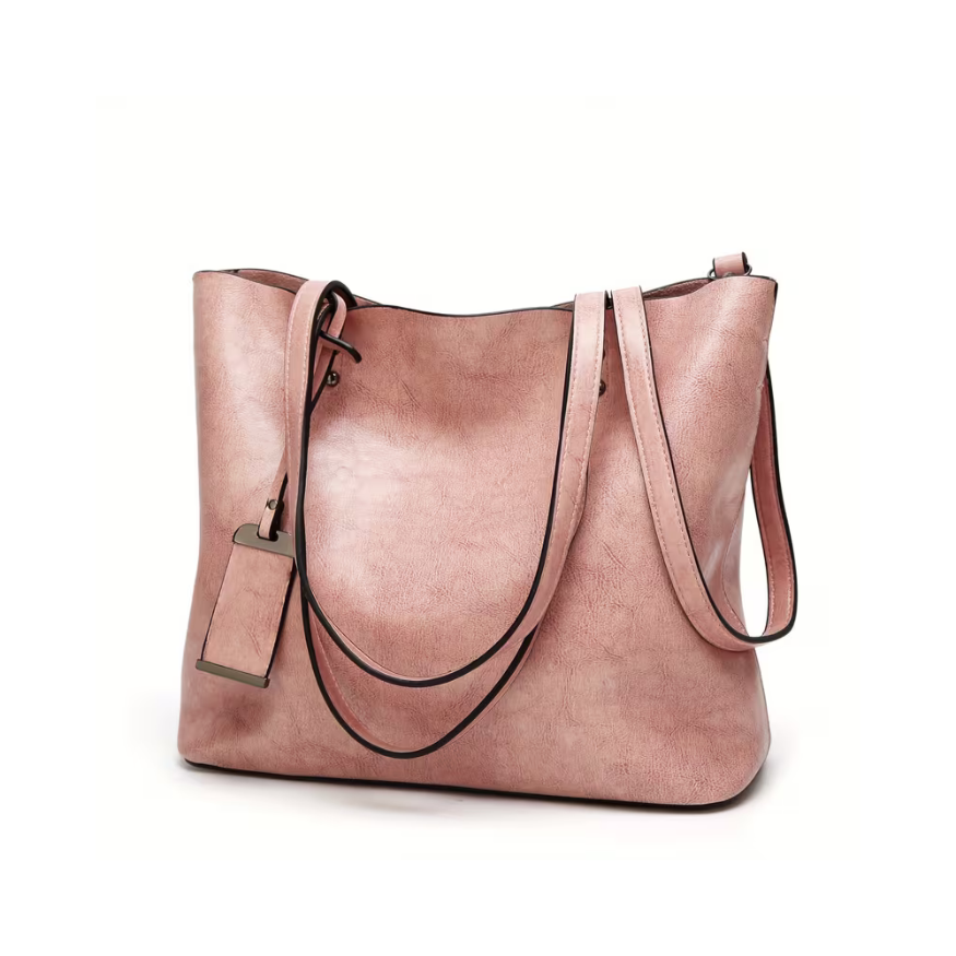 Mira | Laptop bag, hands-free — Spacious Leather Tote