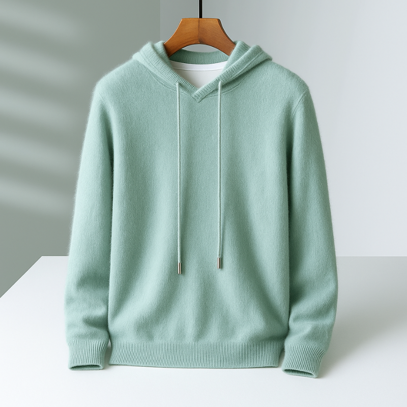 Men’s Cashmere Knitted Hoodie