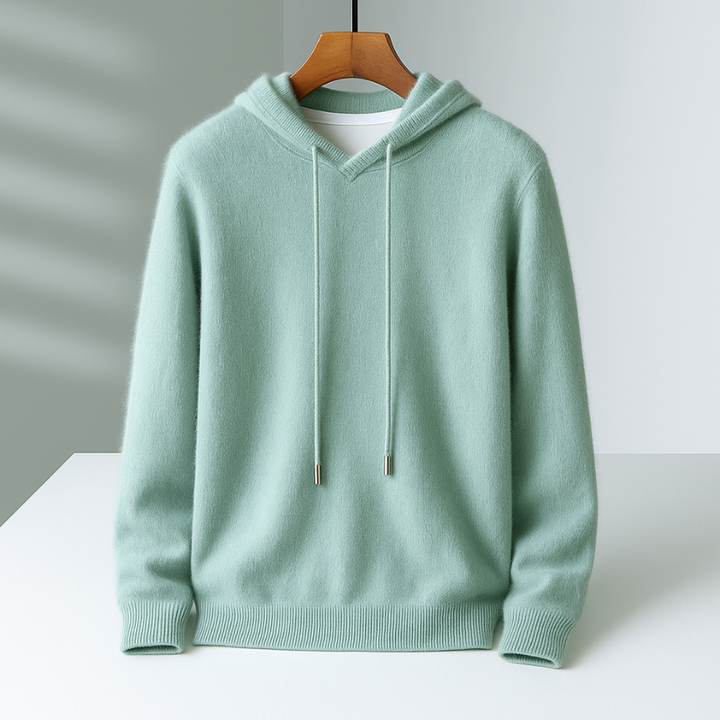 Men’s Cashmere Knitted Hoodie
