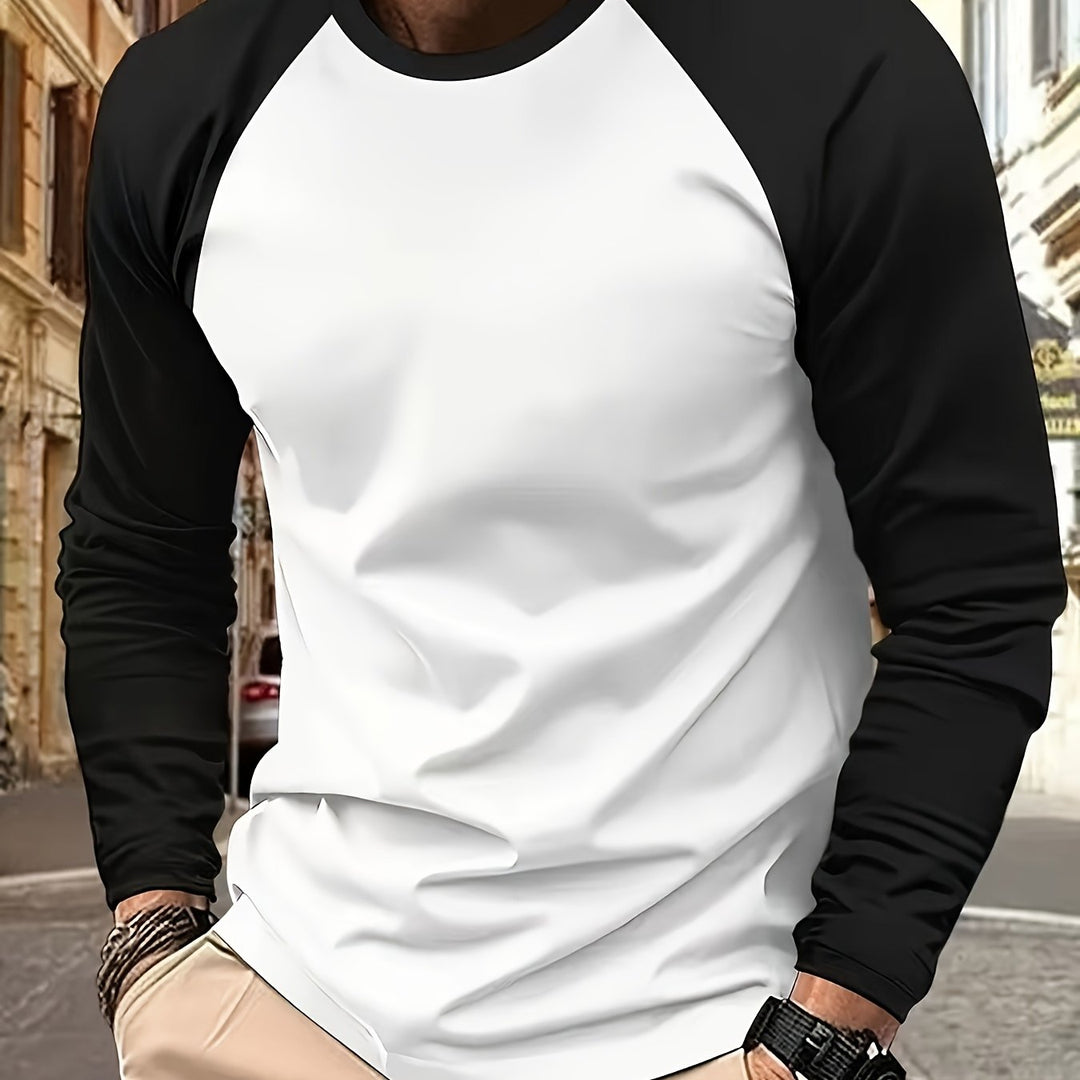 Men’s Raglan Long-Sleeve Top