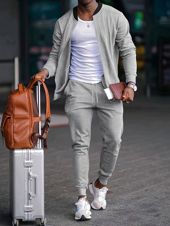 Men’s Relaxed Zip Jacket & Jogger Set