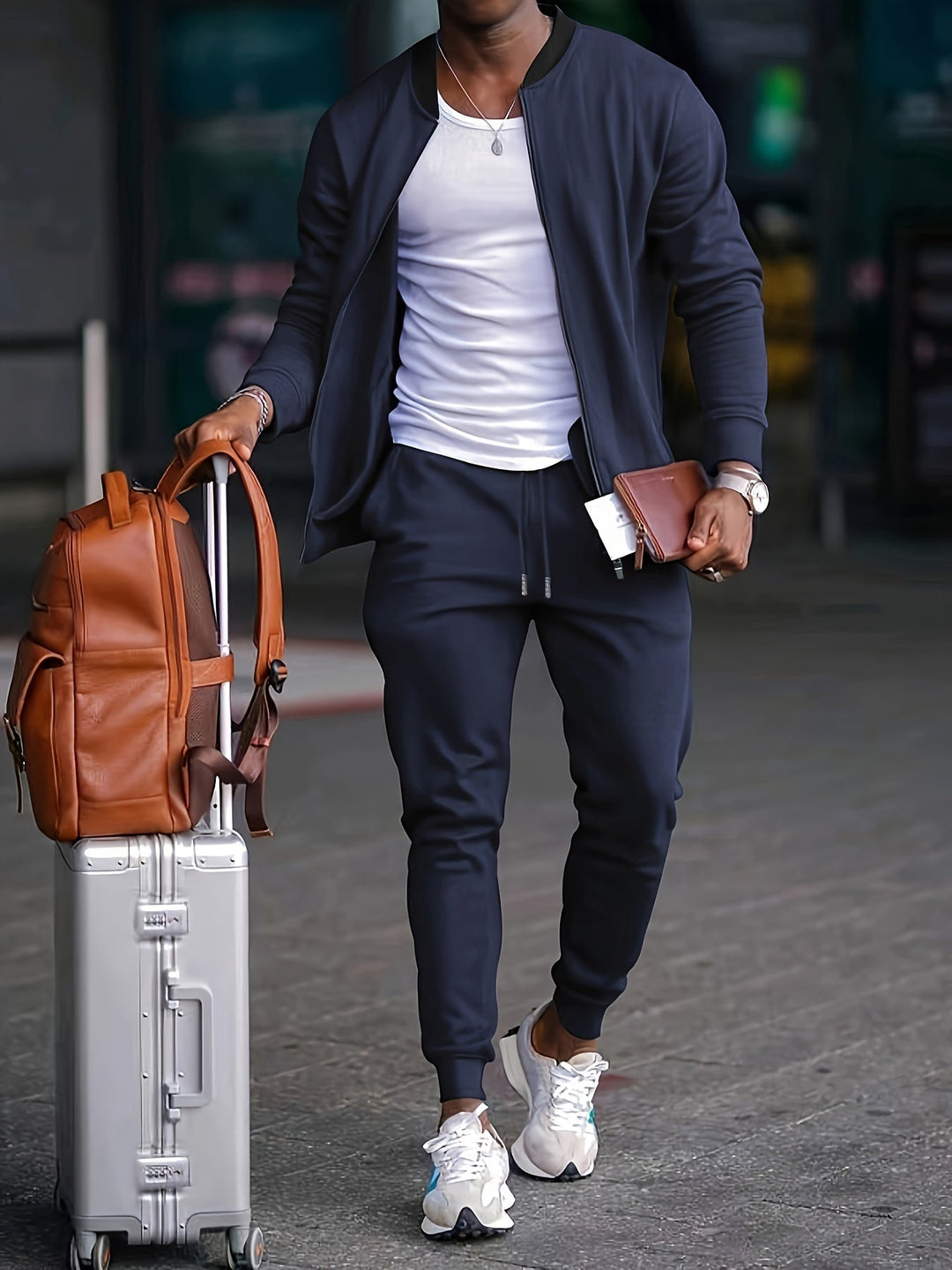 Men’s Relaxed Zip Jacket & Jogger Set