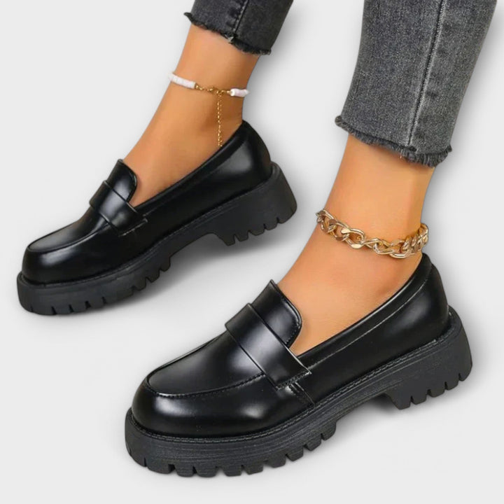Women’s Chunky-Sole Penny Loafers