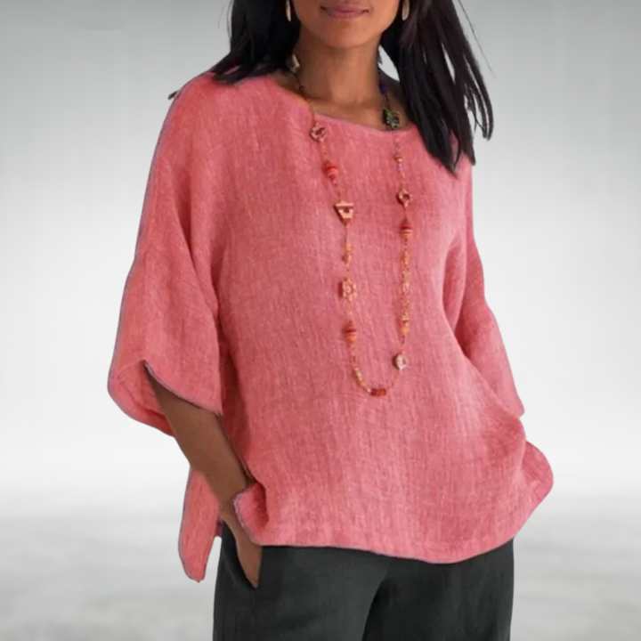 Women’s Relaxed-Fit Boat-Neck Tunic