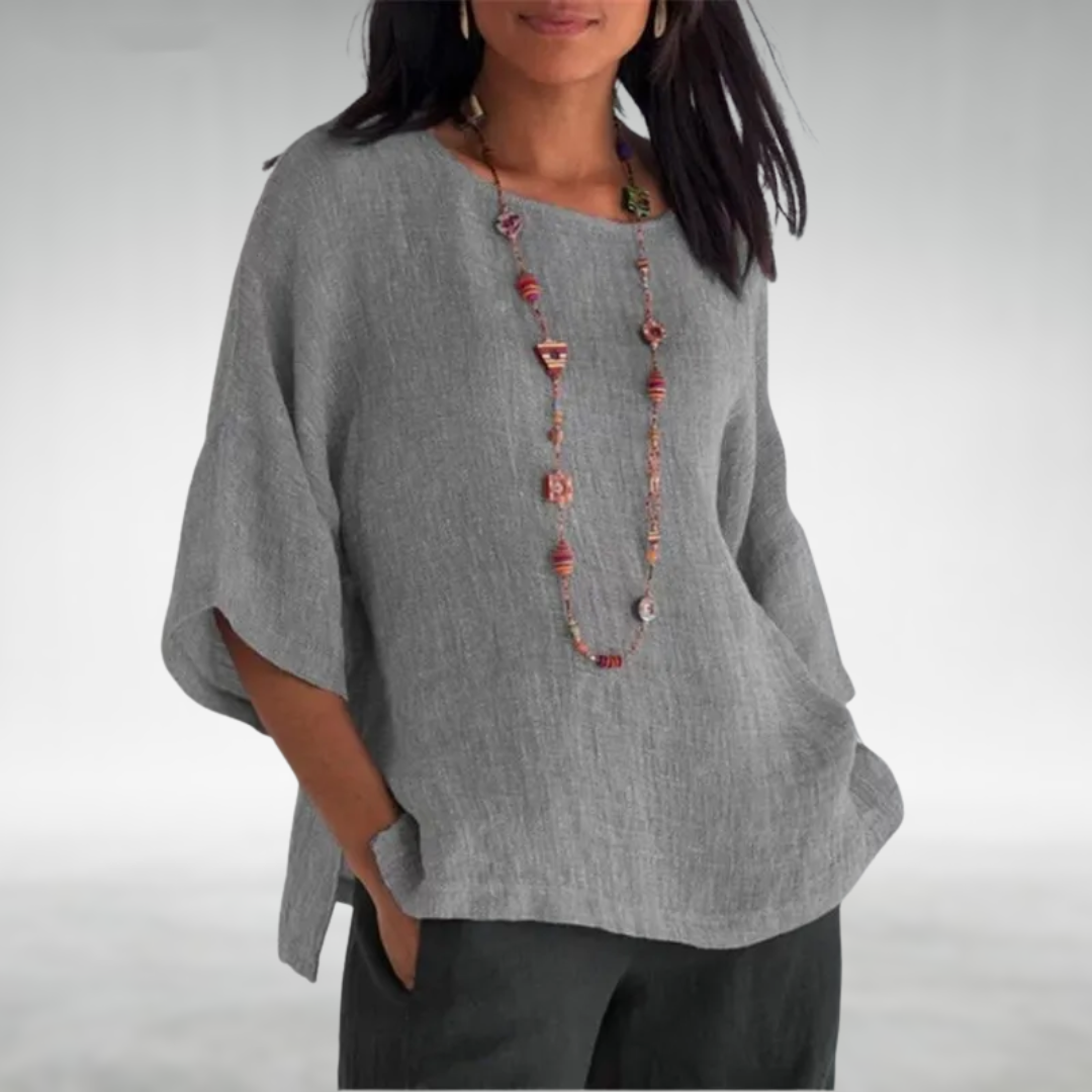 Women’s Relaxed-Fit Boat-Neck Tunic