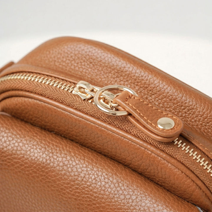 Raven Mini-Messenger - Taupe