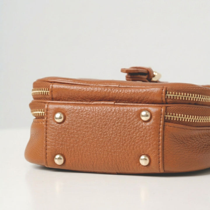 Raven Mini-Messenger - Taupe