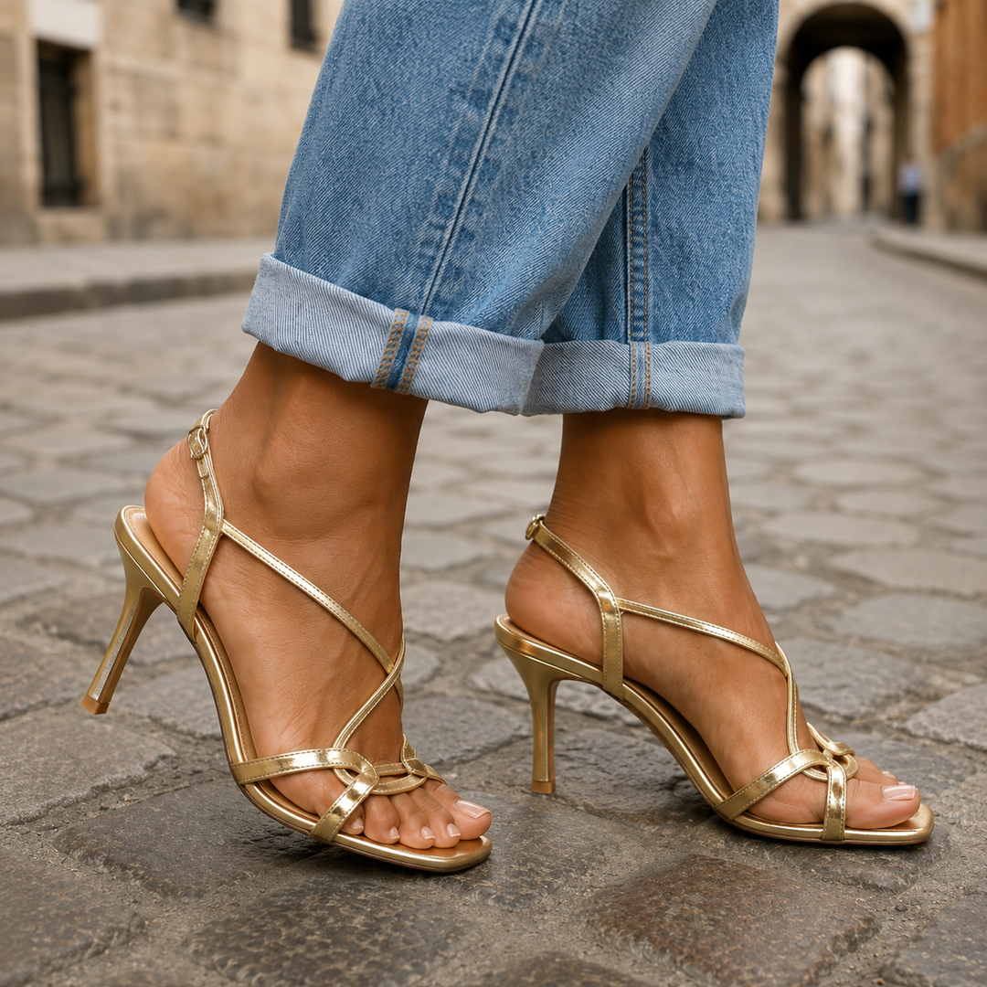 Women’s Strappy Slingback Stiletto Sandals