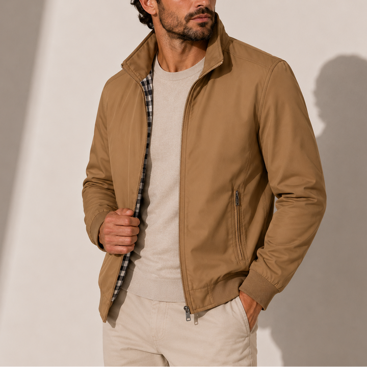 Men’s Zip-Up Bomber Jacket