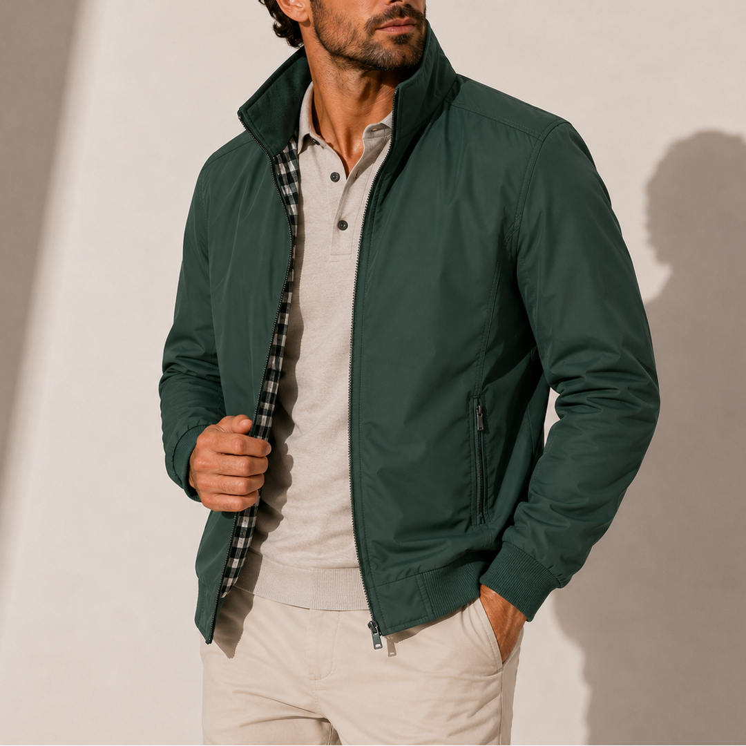 Men’s Zip-Up Bomber Jacket