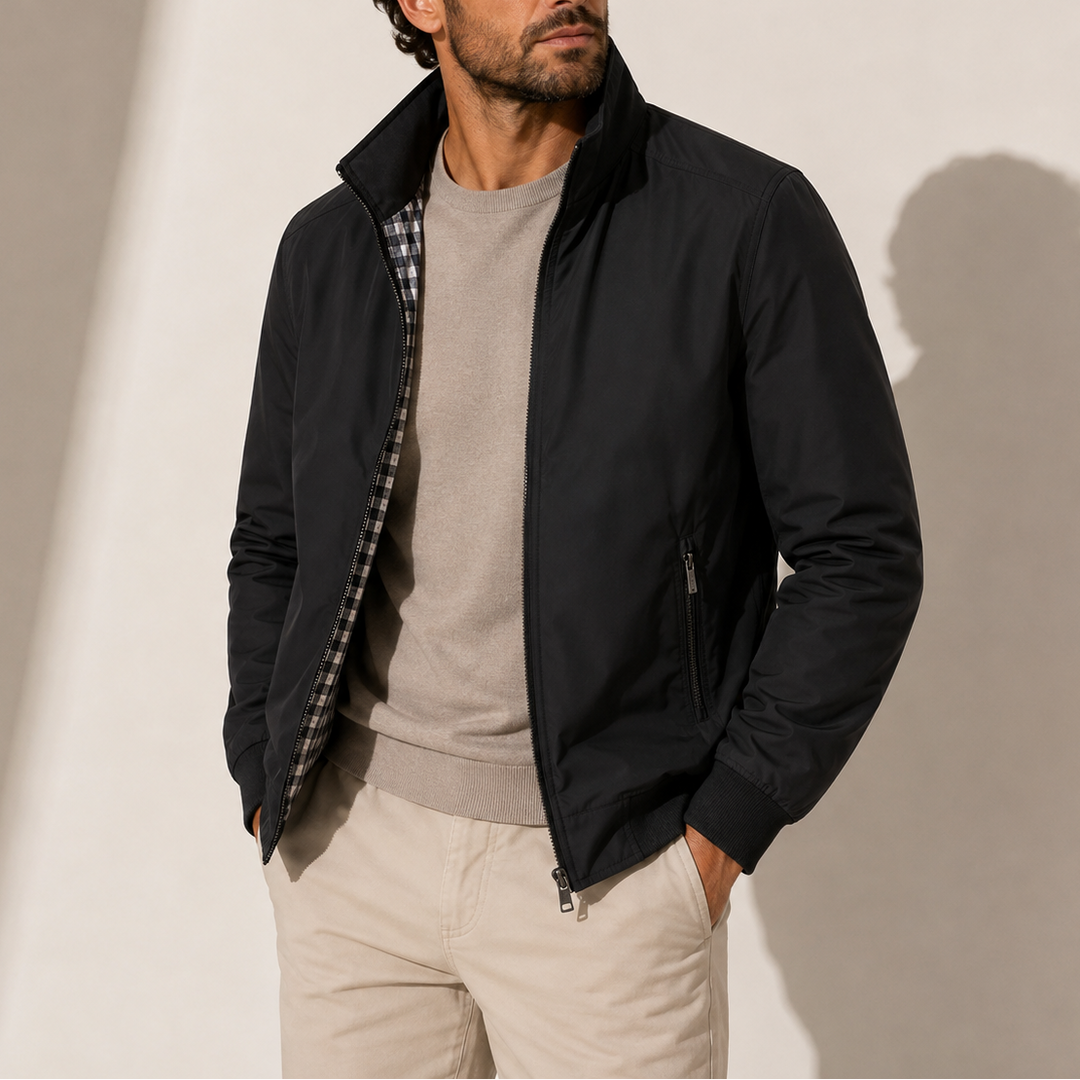 Men’s Zip-Up Bomber Jacket