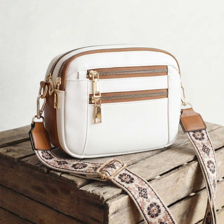 Isabella | Hands-free, everything in — Leather Crossbody Bag