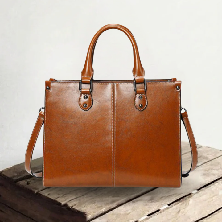 Elegant | From Work to Evening Out — Leather Tote Bag