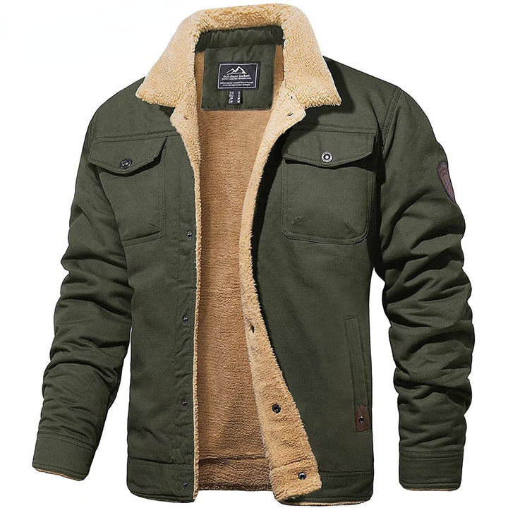 Mens Fleece Bomber Jacket