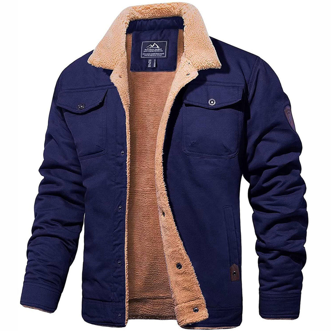 Mens Fleece Bomber Jacket