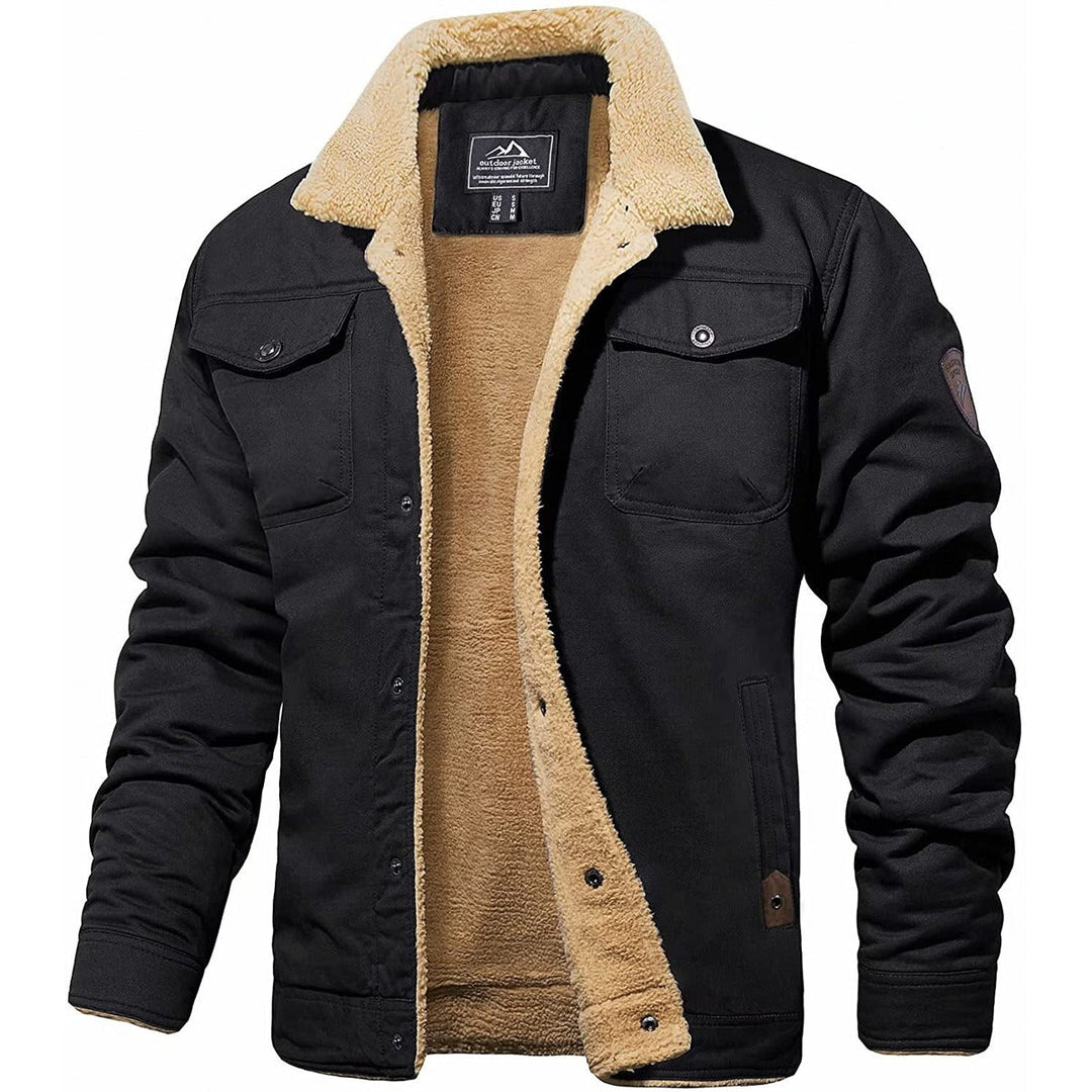 Mens Fleece Bomber Jacket