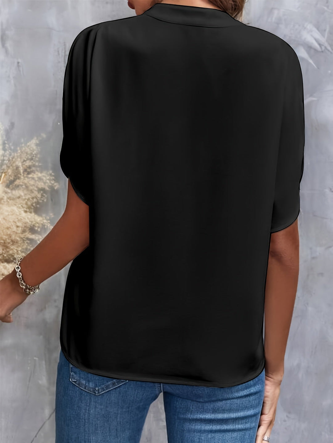 Women’s Lightweight Split-Sleeve Blouse